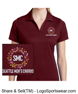 SMC Embroidered Fitted Polo Shirt Design Zoom